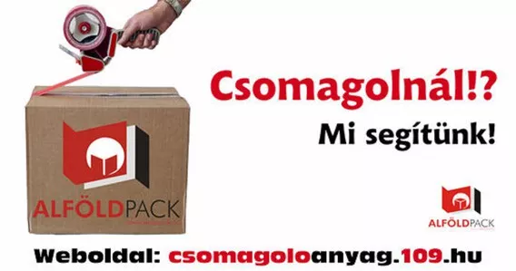Csomagolóanyag Szeged, Kecskemét, Budapest, Baja - Alföld Pack Kft.